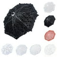 thumbnail image 3 of Lace Umbrella Wedding Shooting Parasol Costume Bridal Party Decor Photo Props, 3 of 3
