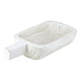 thumbnail image 4 of Creative Brands J2486 Paulownia Wood Single Handle Bowl, White, 4 of 7