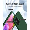 thumbnail image 2 of 【3 in 1 for Samsung Galaxy A03S case, with 2 Pack Screen Protector, Camera Protection，Liquid Silicone Slim Shockproof Protective Phone Case 6.5inch [Microfiber Lining] (Alpine Green), 2 of 6