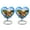 Butterfly, variant on Turtle Urn, Urn for Ashes Adult Male, Burial Urns for Adult Human Ashes, Cremation Urns Large Adult, Large Urns for Human Ashes Adult, Cremation Urns for men(Size - 8inch)