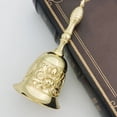 thumbnail image 3 of Hand Bells Hand Table Bell Metal Hand Bell Retro Hand-Cranked Bell Bar Hotel, 3 of 7