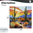thumbnail image 4 of Stupell Industries Tropical Desert Splendor Cacti Canvas Art, 24 x 24, by John Jaster, 4 of 8