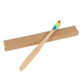 thumbnail image 2 of stanreset 4/6/10PCS Rainbow-colored Double-core Bristles Eco-friendly Bamboo Toothbrush, 2 of 6