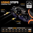 thumbnail image 2 of Kit de prensado SOMELINE Ratcheting 39 terminales AWG 22-10, 2 of 8