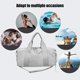 thumbnail image 5 of Bolsa de viaje Fitness Gym Duffel - Tejido de sarga resistente al agua | Gran capacidad con compartimento para zapatos, sección húmeda/seca | Porte en la mano o en el hombro | 40x18x22cm,, 5 of 6