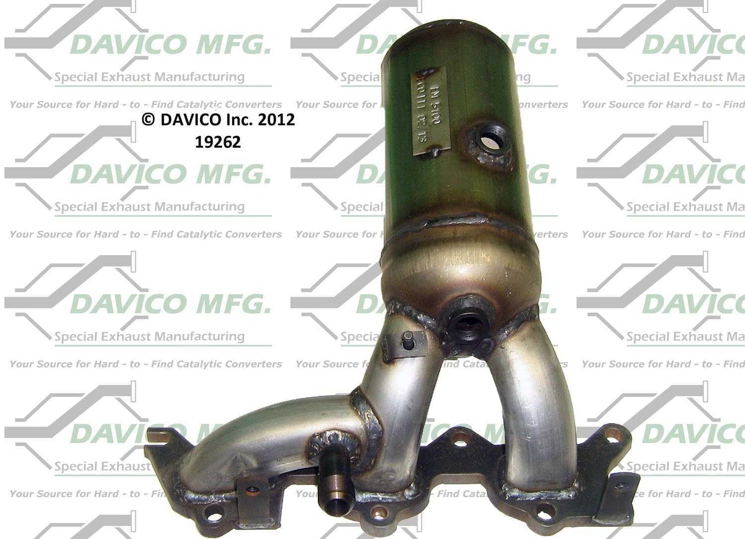 Davico Mfg Catalytic Converter P/N:19262 Fits select: 2007-2010 CHRYSLER SEBRING, 2008-2010 DODGE AVENGER