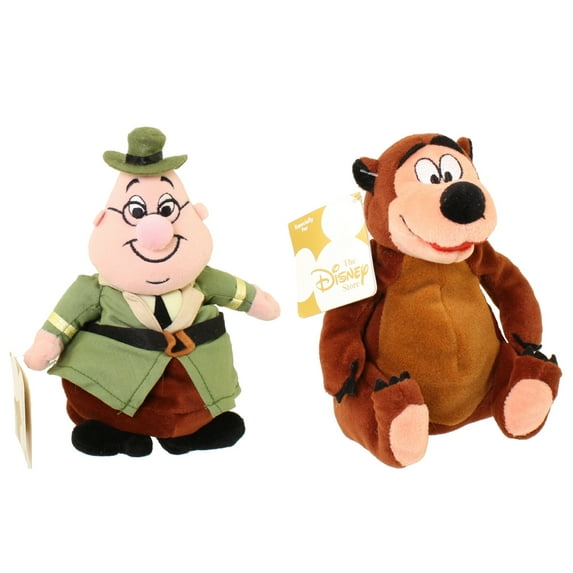 Disney Bean Bag Plush - SET OF 2 Hooked Bear (HUMPHREY THE BEAR and RANGER)