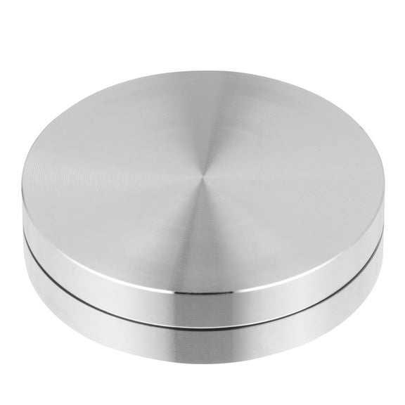 1pc Aluminum Alloy Rotating Cake Turntable Stand Base Baking Tray for Decorating and Icing