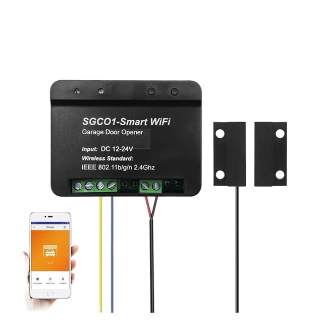 WiFi Switch Smart Swing Garage Door Opener Controller Work With X-house APP Control By Phone WIFI Smart Receiver ,Easy to Use