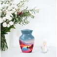 thumbnail image 7 of Fishing Man Small Urns For Human Ashes Adult Female And Male 3 Inch - Blue Keepsake Urns For Father And Mother Remains - Orange Memorial Urn For Human Ashes Adult Men, 7 of 7