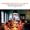 thumbnail image 4 of Bewildely Luz LED con efecto de llama, lámpara de llama con recargable por USB, luz para chimenea con mando a distancia para decoración de Bar Iluminación navideña Bewildely HA018919-00, 4 of 6