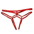 thumbnail image 2 of Lingerie Sexy pour Femmes Strings Culottes Ouvertes sous-Vêtements Sans Entrejambe G-string, 2 of 4