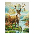 thumbnail image 1 of Kit De Estampado Con Impreso - Ciervo Animal, Para el arte De De 14CT 29x36cm, 1 of 9