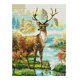 thumbnail image 1 of Kit De Estampado Con Impreso - Ciervo Animal, Para el arte De De 14CT 29x36cm, 1 of 9