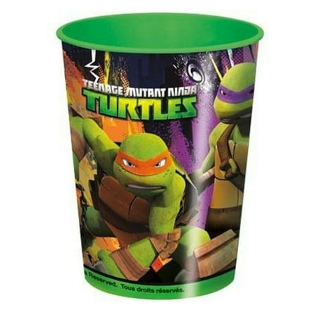 Teenage Mutant Ninja Turtles Plastic 16 Oz Reusable Keepsake Favor Cup