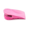 thumbnail image 2 of EeaseMX Unisex Ajustable 2 capas Aumento de la altura Plantilla Inserciones del talón Elevaciones invisibles del zapato Media plantilla del talón Inserciones del elevador del zapato (rosa), 2 of 5