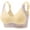Beige, variant on Wireless Bra for Women, Full Coverage Supportive Bra Seamless Push Up Breathable Bra Bust Shaping Wirefree Bra Criss Cross Back Seamless Push Up Daily Beach Wear, Red 4XL