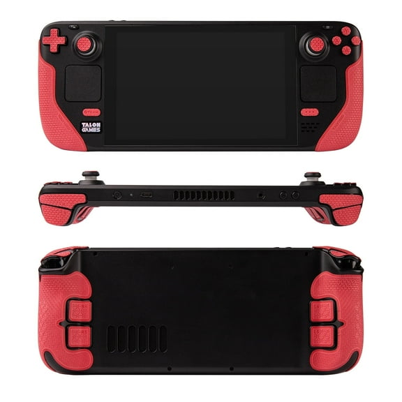 TALONGAMES Wireless Game Controller Grip Tape Ultra Version for Steam Deck, Red