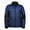 Navy/Black, variant on Teejays Mens Padded Full Zip Crossover Jacket