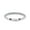 White Gold, variant on Half Eternity Wedding Band Rings for Women Round Cut Lab Created Moissanite Anniversary Ring in 10K Solid Rose Gold Size-9