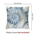 thumbnail image 4 of nygtbtfer Throw Pillow Set of 2Ocean Themed Pillows Case Soft Velvet Cushion Covers for Outdoor Sofa Home Decor White, 4 of 7