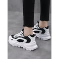 thumbnail image 3 of GLYGML Women's Chunky Platform Sneakers Breathable Mesh Dad Shoes Non-Slip Thick Sole for Daily Casual Wear & Street Style, 3 of 5
