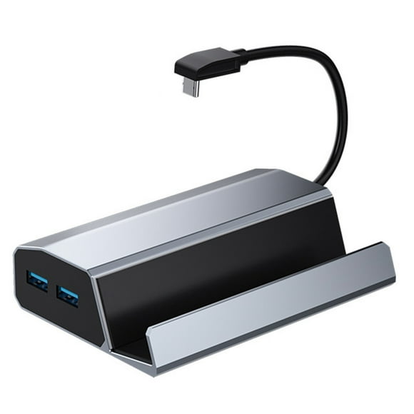 Docking Station for Steam Deck, 6-in-1 Steam Deck Dock with HDMI 4K@60Hz, THREE USB 3.0,100W PD Fast Charge Compatible with Valve Steam Deck