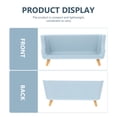 thumbnail image 3 of YOSADIER Miniature Plastic Sofa Couch for Dollhouse, Small Scale Doll Furniture Accessory, 1 Set Miniature Dollhouse Furniture, 3 of 8