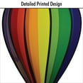thumbnail image 2 of In the Breeze 0999 — Rainbow Spectrum Hot Air 10-Panel Hanging, Spinning Balloon Decoration, 25-Inches — Colorful Wind Spinner for the Yard or Garden, 2 of 6