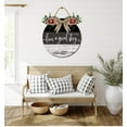 thumbnail image 5 of Front Door Porch Decorations Live a Great Story Door Hanging Sign 12 inch Wooden Wall Sign, Rustic Holiday Wreath Decor for Front Door Porch Home Window Wall Farmhouse Decorations, 5 of 5