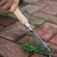 thumbnail image 5 of 1 crack weeder Stainless steel manual weeder L-shaped pulling knife shovel sickle tool Weeding and pulling garden rake 11 teeth (11 tooth weed rake), 5 of 6