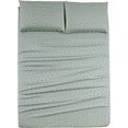 thumbnail image 4 of Chezmoi Collection 3-Piece Kids/Teens Sports Sheet Set, Soft Microfiber Gray Black White Soccer, Twin Size, 4 of 4
