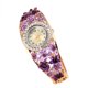 thumbnail image 1 of Reloj de pulsera de aleación de diamantes de imitación de cuarzo de moda retro elegante para mujer (2), 1 of 2
