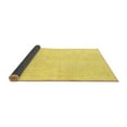 thumbnail image 2 of Ahgly Company Indoor Rectangle Solid Yellow Modern Area Rugs, 2' x 3', 2 of 4