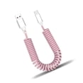 thumbnail image 3 of Matsuzay Cable de carga Cable de de teléfono móvil retráctil Teléfono inteligente Viaje Cable de datos de plástico de cobre reemplazable Electrónica No.06, 3 of 6