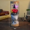 thumbnail image 2 of Adornos de flores eternas, rosas, ramos de estrellas, decoraciones para el hogar con luces, regalos navideños, regalos de cumpleaños para familiares y amigos., 2 of 5