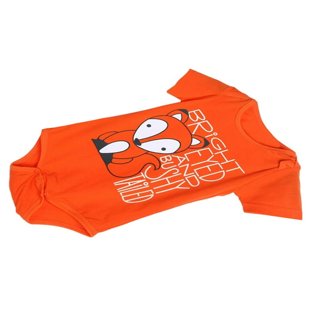 Mono de algodón de manga corta unisex de verano para bebés, niños y niñas tal como se describe