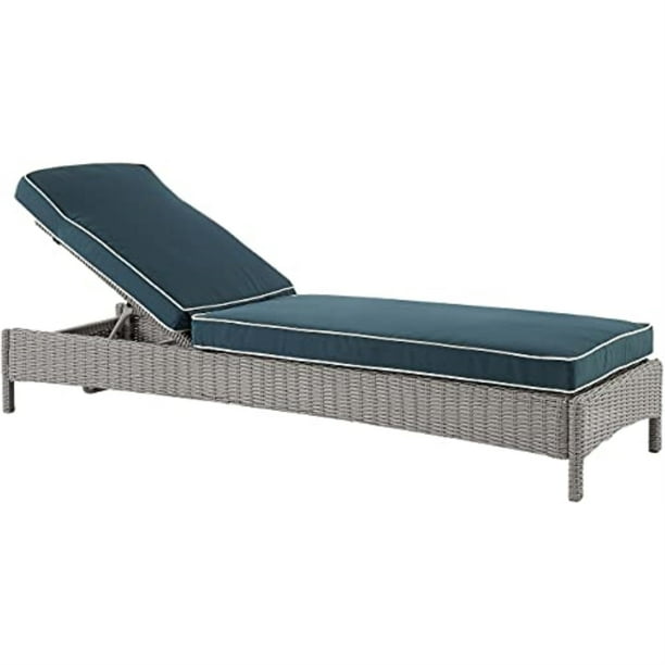 Crosley Furniture Bradenton Cushioned Resin Wicker Outdoor Chaise