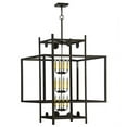 thumbnail image 4 of Meyda 143301 36 in. Square Quadrato Uma Pendant, Mahogany Bronze & Clear Glass, 4 of 5