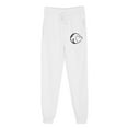 thumbnail image 3 of USNSM Women's Sweatpants Funny Heart Print Cinch Bottom Elastic Trousers Athletic Joggers Baggy Trousers with Pockets S White, 3 of 4