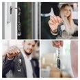 thumbnail image 6 of Uemuo I Need More Space Pattern Rectangular Metal Keychain - Durable, Stylish, and Personalized Key Ring for Men and Women,Engraved Keychain,Gift Slim Sturdy Keychain, 6 of 7