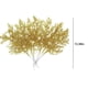 thumbnail image 3 of Adornos navideños, 20 ramas navideñas con purpurina, púas artificiales, ramitas florales para adornos de árbol de Navidad, guirnalda navideña de bricolaje, ramas de pino., 3 of 7