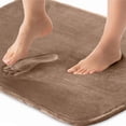 thumbnail image 1 of Alfombra de baño Gorilla Grip, espuma viscoelástica gruesa, 90 x 60 cm, color topo, 1 of 9
