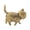 Aged Color, variant on Lovely Cats Themed Cabinet Pull Ergonomic Grip Simple Tool-Free Installation Hardware