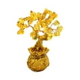 thumbnail image 2 of Árbol de la fortuna, resina, topacio, tesoro en efectivo, artesanía, decoración del gabinete del vino del hogar, 2 of 2