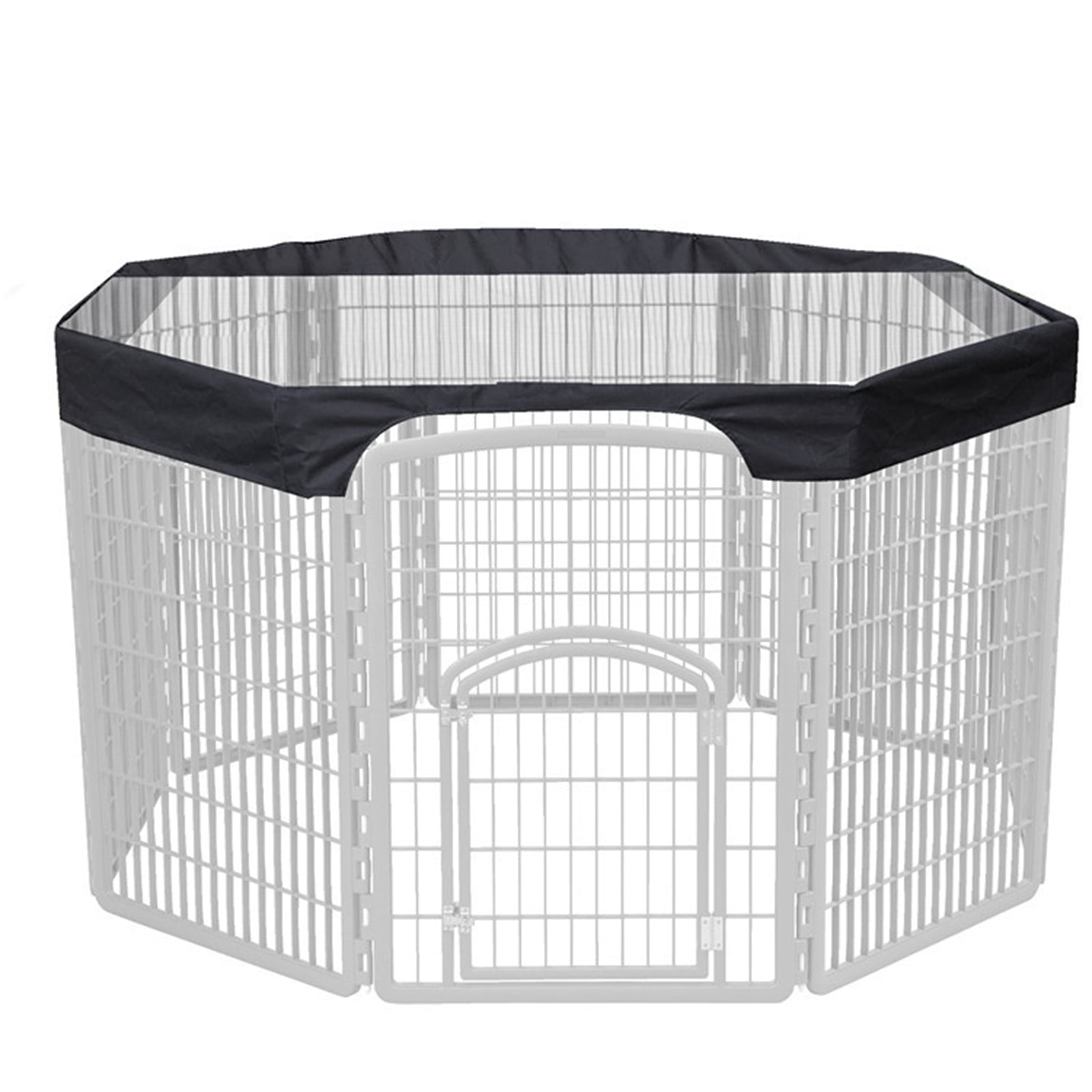 24in Pet Cage Cover Large Dog Playpen Cover Sun Rain Proof for Indoor Outdoor 8 Panels Playpen Cover Walmart