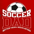 thumbnail image 5 of Wild Bobby, Soccer Dad Better Than a Regular Dad Father's Day Men's Tee, Red, 4X-Large, 5 of 6