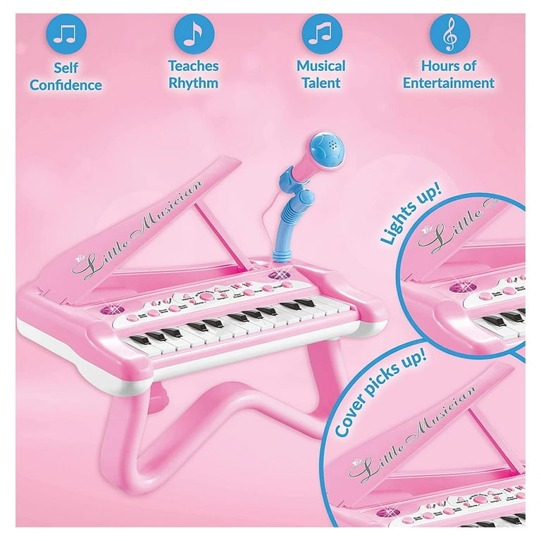 ToyVelt Toy Piano for Toddler Girls Cute Piano for Kids with