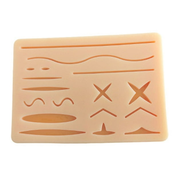 Iumwxz Suture Practice Kit Suturing Human Skin Medic al Training Pad Tool