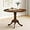 Walnut, variant on GOFLAME 40” Round Dining Table for 4 People, Wooden Kitchen Table with Curved Trestle Legs, Large Dinner Table for Kitchen, Dining Room, Living Room, Restaurant, Natural